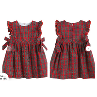 Red Plaid Christmas Dress 4yr