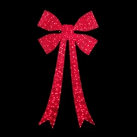LED Christmas Red Light Up Bow Large Outdoor Display