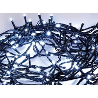 100 LED Fairy Lights - White (Gn Wire)