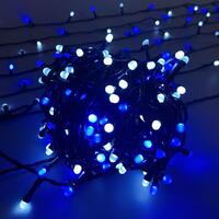 320 Frosted LED Fairy Lights - Blue and White