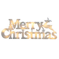 Merry Christmas Sign Battery Operated