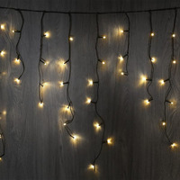 240  Icicle LED Lights - Warm White