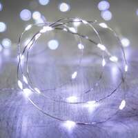 40 Micro LED String Lights - White