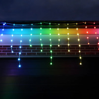 RGB LED Icicle Lights with 15mm Balls