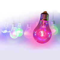 Festoon - 10 Clear Multicolour LED Bulbs +