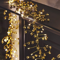 Golden Bells String Lights 180cm