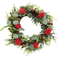 Banksia Silvergum Wreath 40cm