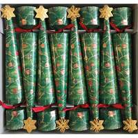 Glittering Tree Cone Crackers 8pk