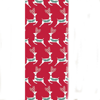 Red Reindeer Tissue Paper 