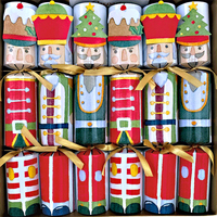 Nutcrackers with Applique Hats Christmas Crackers