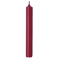  Red  Plum  Cylinder Candle  2.2 x 18cm