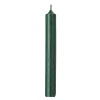 Dark Green  Cylinder Candle  2.2 x 18cm