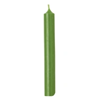 Grass Green  Cylinder Candle  2.2 x 18cm