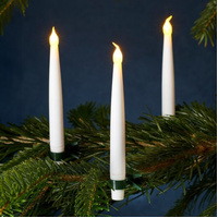 Sirius Carolin 10 Tree Candles White with Remote