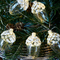 Sirius Celina Glass 8 Acorn LED Garland 