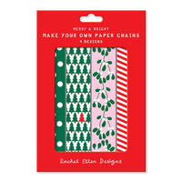 Make Your Own  Festive Paper Chains  Rachel Ellen Stripe Tree