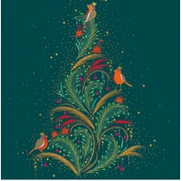Robins Tree  Boxed Cards  8 pk