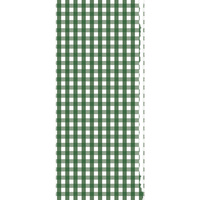 Christmas Countryside Gingham Green Tissue Paper