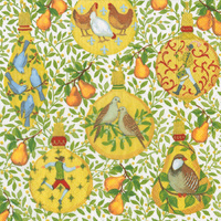 In a Pear Tree Christmas Lunch Napkin 20pk