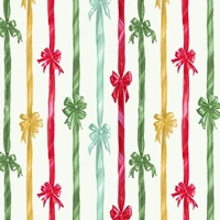 Frosty Bows Christmas Paper Serviettes