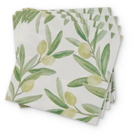Sicillian Olive Paper Napkin 20pk