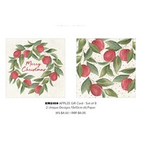 Apples Gift Cards 8pk