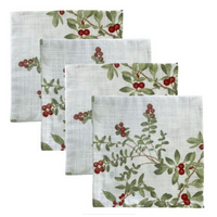 Festive Berry Napkins 4pk