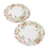 Festive Berry Round Hard Placemat 4pk