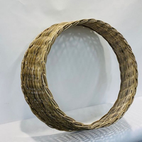 Natural  Rattan Tree Collar Large