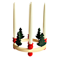 Nordic Timber Advent Candle Wreath Large 22.5 cm