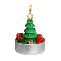 Xmas Tree Tealight Candle