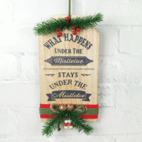 What Happens Under The Mistletoe  Stays