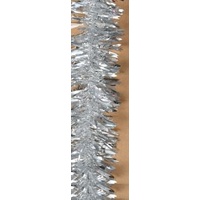 Wide Silver Tinsel 2m