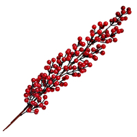 Red Berry Stem 100cm