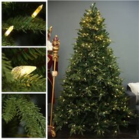 Fraser Fir Tree with LED Lights 210cm