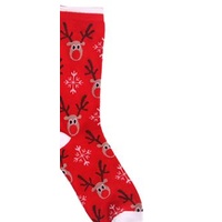 Adult Christmas Socks Reindeer