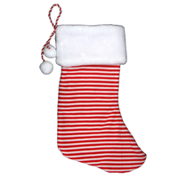 Candy Cane Stocking 15cm