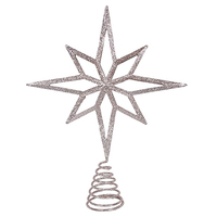 Champagne Glitter Tree Topper 32cm