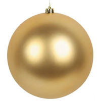  Gold  Matte  Bauble 25cm