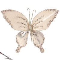 Champagne Butterfly Clip