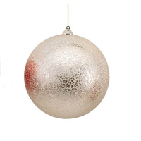 Champagne  Matt Non Breakable 20cm Hanging Christmas Bauble