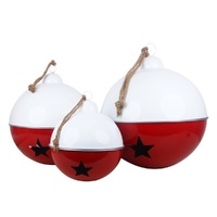 Red and White  Sleigh Bell 36cm