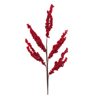 Small  Red Berry Christmas Spray 60cm