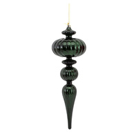 Green Acrylic  Finial 28cm H