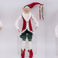 Jolly Christmas Elf in White Jacket 90cm