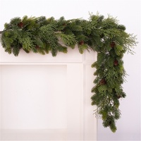 Pine Real Touch Christmas Garland 180cm