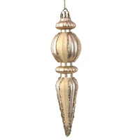 Champagne Finial Hanging Christmas Ornament 16cm
