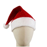 Santa Hat with Diamante Specks