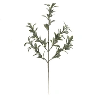 Glitter White Berry Stem 58cm