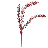  Red Berry Christmas Spray 80cm